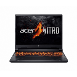 Laptop Acer Gaming 16'' Nitro V16 ANV16-71, WUXGA IPS 165Hz, Procesor Intel® Core™ i5 14450HX (20M Cache, up to 4.80 GHz), 16GB DDR5, 512GB SSD, GeForce RTX 4060 8GB, No OS, Obsidian Black imagine