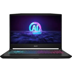 Laptop MSI Gaming 15.6'' Katana A15 AI B8VE, FHD 144Hz, Procesor AMD Ryzen™ 7 8845HS (16M Cache, up to 5.1 GHz), 16GB DDR5, 512GB SSD, GeForce RTX 4050 6GB, Free DOS, Black imagine