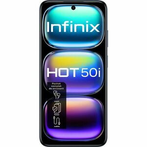 Telefon mobil INFINIX HOT 50i X6531B, 4GB, 128GB, 4G, SLEEK BLACK imagine