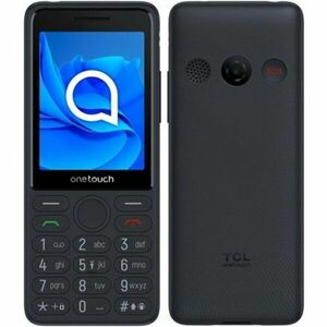 Telefon mobil, TCL, onetouch 4042s 4G, dual sim, independent de card, meniu maghiar, cu buton SOS, andocare, Gri inchis imagine