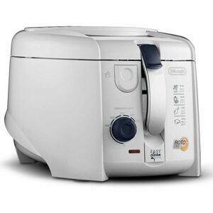 Friteuza cu ulei DeLonghi F28311 RotoFry, 1800W, Capacitate ulei 1.2 litri, Alb imagine