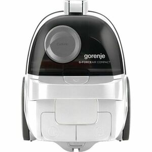 Aspirator, Gorenje, VCEA01GACWCY, 800 W, recipient pentru praf 2.2 L, Negru/Alb imagine