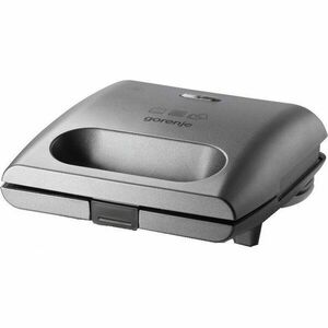 Aparat de sandwichmaker, Gorenje, SM703GCG, 3 in 1, vafe, sandwich si gratar, 700W, Negru imagine