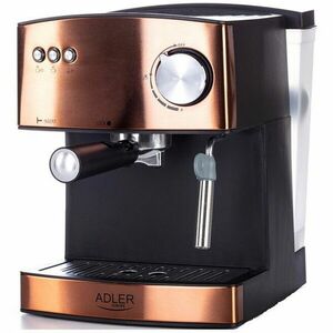 Espressor profesional ADLER AD 4404cr, 850W, 15 bar, 1.6l, Aramiu imagine