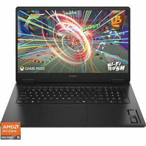 Laptop Gaming HP OMEN 17-db0006nq cu procesor AMD Ryzen™ 5 8645HS până la 5GHz, 17.3'' Full HD, IPS, 144Hz, 16GB DDR5 RAM, 1TB SSD, NVIDIA® GeForce RTX™ 4050 6GB GDDR6, Free DOS, Black imagine