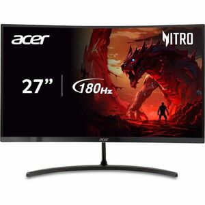 Monitor Gaming Acer Nitro ED273US3, ZeroFrame, 27, VA, QHD, 2560 x 1440, HDMI, DisplayPort, Curbat 1500R, Boxe, 180Hz, 1ms, Negru imagine