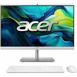 Sistem All in One Acer Aspire C27-195ES cu procesor Intel® Core™ Ultra 5 125U pana la 4.3GHz, 27, Full HD, IPS, 16GB DDR5 RAM, 512GB SSD, Intel® UHD Graphics, No OS, White imagine