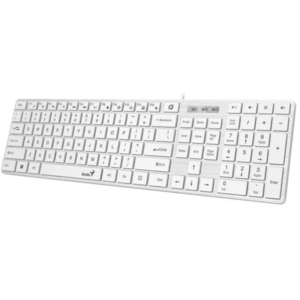 Tastatura Genius SlimStar 126 USB, alb imagine