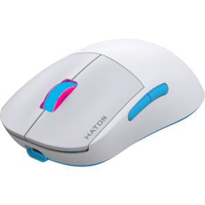 Mouse wireless Hator Quasar 2 Pro, alb-a imagine