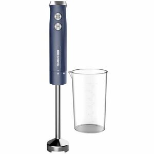 Blender Samus SB800 Blue, 800 W, Turatie reglabila + functie Pulse, pahar 600 ml, Lama si ax blender din inox, picior inox, albastru imagine