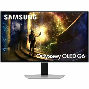 Monitor LED Samsung Gaming Odyssey G6 G61SD LS27DG610SUXEN 27 inch QHD QD-OLED 0.03 ms 240 Hz HDR FreeSync Premium Pro imagine