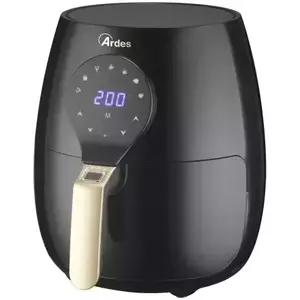 Friteuza cu aer cald Ardes Eldorada Maxi AR1K33, 1450 W, afisaj digital, 5 l, termostat reglabil, timer, Negru imagine