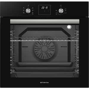 Cuptor electric incorporabil Studio Casa Ambra Nero FE808, 8 functii, Ventilator, Timer digital, 80 l, Grill electric, Clasa energetica A, Sticla neagra imagine