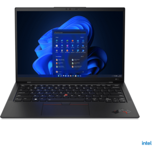 Ultrabook Lenovo 14'' ThinkPad X1 Carbon Gen 10, WQUXGA IPS, Procesor Intel® Core™ i7-1255U, 16GB DDR5, 1TB SSD, Intel Iris Xe, 5G, Win 11 Pro, Black Weave imagine