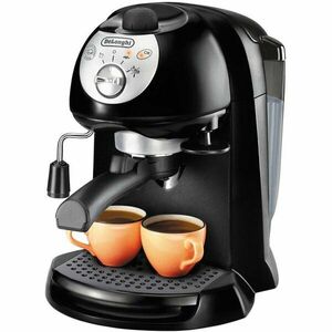 Espressor manual EC201.CD, Cappuccino System, 15 Bar, 1 l, Oprire automata, Negru imagine