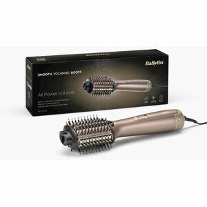 Perie cu aer cald BaByliss Air Power Volume AS95E 1000W, 3 trepte de temperatura, 2 trepte de viteza, roz imagine