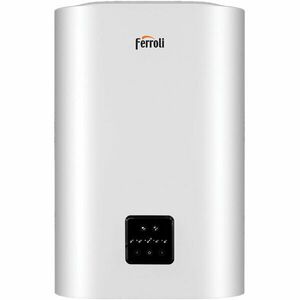 Boiler electric Ferroli Titano Twin 50 S, control Wi-Fi, 1800W, 50 l, montare verticala/orizontala, Panou de control digital, Rezervor dublu imagine