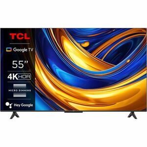 Televizor TCL LED 55P655, 139 cm, Smart Google TV, 4K Ultra HD, Clasa E (Model 2024) imagine