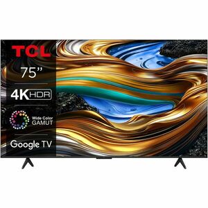 Televizor TCL LED 75P755, 189 cm, Smart Google TV, 4K Ultra HD, Clasa F (Model 2024) imagine