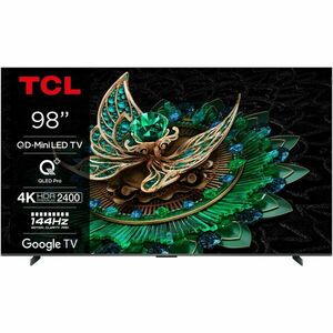 Televizor TCL MiniLed 98C765, 248 cm, Smart Google TV, 4K Ultra HD, 100Hz, Clasa G (Model 2024) imagine