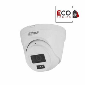 Camera supraveghere IP Dome Dahua Eco Series IPC-T1E40-A, 4 MP, 2.8 mm, IR 30 m, microfon, detectie miscare, IP67, PoE imagine