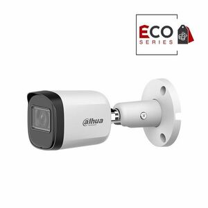 Camera supraveghere exterior Dahua Eco Series HAC-B2A51-U-0280B-S2, 5 MP, 2.8 mm, IR 30 m, HDCVI, PoC, IP67 imagine