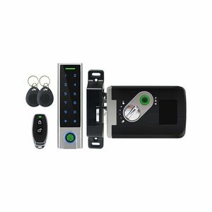 Kit control acces Secukey D7-X, amprenta, PIN si telecomanda, EM, 125 Khz, 1000 utilizatori imagine