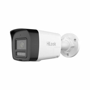 Camera supraveghere exterior IP Hybrid Light Hikvision Hilook IPC-B140HAP-LUF/SL(2.8MM), 4 MP, 2.8 mm, IR/Lumina alba 30 m, microfon si difuzor, sirena, slot card, PoE imagine