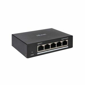 Switch cu 5 porturi HikVision HiLook NS-0505, 10/100/1000 Mbps, 10 Gbps, 7.4 Mpps, MAC 2K, fara management imagine