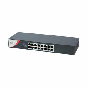 Switch Gigabit cu 16 porturi Hikvision HiLook NS-0516R, 10/100/1000 Mbps, fara management, plug and play imagine