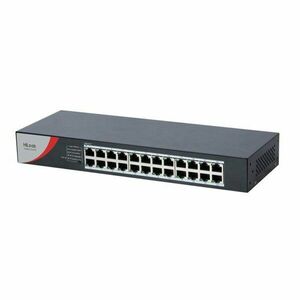 Switch Gigabit cu 24 porturi Hikvision HiLook NS-0524R, 10/100/1000Mbps, plug and play, fara management imagine