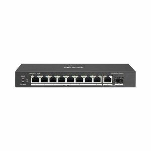 Switch PoE cu 8 porturi HikVision HiLook NS-0510P-58, 10/100/1000 Mbps, 20 Gbps, 14.88 Mpps, 1.5 Mbits, fara management imagine