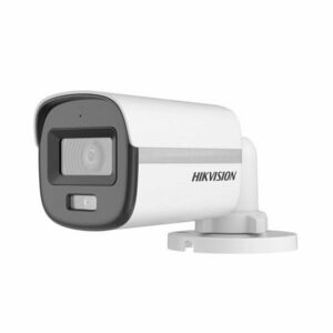 Camera supraveghere exterior HikVision ColorVu DS-2CE10KF0T-FS, 5 MP, 2.8 mm, lumina alba 20 m, microfon imagine