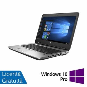 Laptop Refurbished HP EliteBook 640 G3, Intel Core i5-7300U 2.60 - 3.50GHz, 8GB DDR4, 256GB SSD, 14 Inch, Webcam + Windows 10 Pro imagine