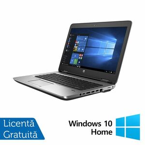 Laptop Refurbished HP EliteBook 640 G3, Intel Core i5-7300U 2.60 - 3.50GHz, 8GB DDR4, 256GB SSD, 14 Inch, Webcam + Windows 10 Home imagine