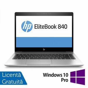 Laptop Refurbished HP EliteBook 840 G5, Intel Core i5-8250U 1.60 - 3.40GHz, 8GB DDR4, 256GB SSD, 14 Inch Full HD, Webcam + Windows 10 Pro imagine