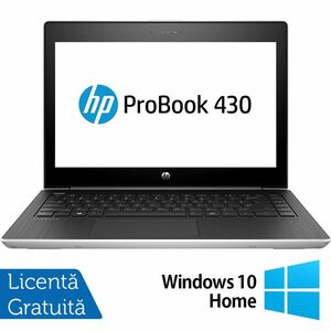 Laptop Refurbished HP ProBook 430 G5, Intel Core i5-8250U 1.60-3.40GHz, 8GB DDR4, 240GB SSD, 13.3 Inch Full HD, Webcam + Windows 10 Home imagine