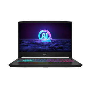 Laptop MSI Gaming Katana A15 AI B8VE-605XRO, 15.6' FHD (1920x1080), 144Hz, IPS-Level, AMD Ryzen™ 7 8845HS (8C / 16T, 3.8 / 5.1GHz, 8MB L2 / 16MB L3), video dedicat NVIDIA GeForce RTX 4050 Laptop GPU 6GB GDDR6, RAM DDR5 8GB*2 2800(5600)MHz, SSD 512GB NVMe imagine