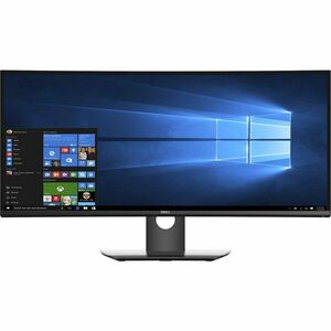 Monitor Second Hand Curved LED IPS Dell 34", WQHD, HDMI, Display Port, Negru/Argintiu, U3417W imagine