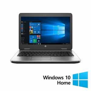 Laptop Refurbished HP ProBook 640 G2, Intel Core i5-6200U 2.30GHz, 8GB DDR4, 128GB SSD, 14 Inch HD + Windows 10 Home imagine