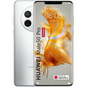 Huawei Mate 50 Pro Dual Sim 256 GB Silver Excelent imagine