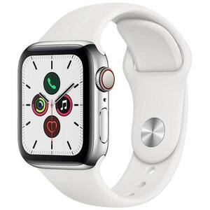 Apple Watch Series 5 2019, GPS + Cellular, Stainless Steel 44mm N/A Silver Foarte bun imagine