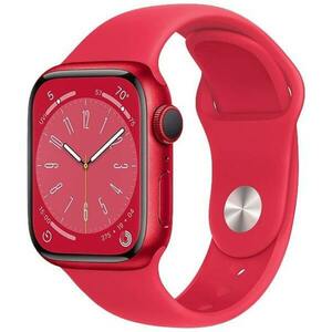 Apple Watch Series 8 2022, GPS + Cellular, Aluminium 41mm N/A Red Foarte bun imagine