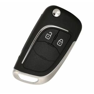 Carcasa Cheie Auto tip Briceag Techstar pentru Opel, Vauxhall, Chevrolet – 2 Butoane, Elemente Cromate imagine