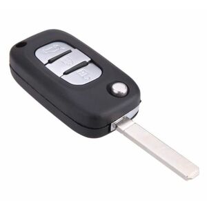 Carcasa cheie auto tip briceag Techstar pentru Renault – 3 butoane, compatibila cu Clio, Megane, Kangoo, Fluence imagine