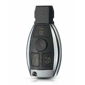 Carcasa cheie auto tip briceag Techstar pentru Mercedes-Benz cu 3 butoane, compatibila cu modele A, B, C, E, S, ML, GLK, Vito, Sprinter imagine