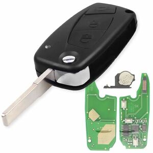 Cheie Auto Completa Compatibila cu Fiat Bravo, Stilo, Linea, Ducato, Lancia Ypsilon, Peugeot Boxer, Citroen Jumper, Programabila 3 butoane, 434 MHz, cip ID48 imagine