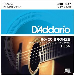 D'Addario EJ36 Set de corzi pentru chitară acustică imagine