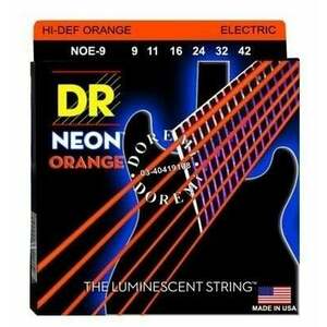 DR Strings NOE-9 Neon Corzi chitare electrice imagine