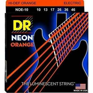 DR Strings NOE-10 Neon Corzi chitare electrice imagine